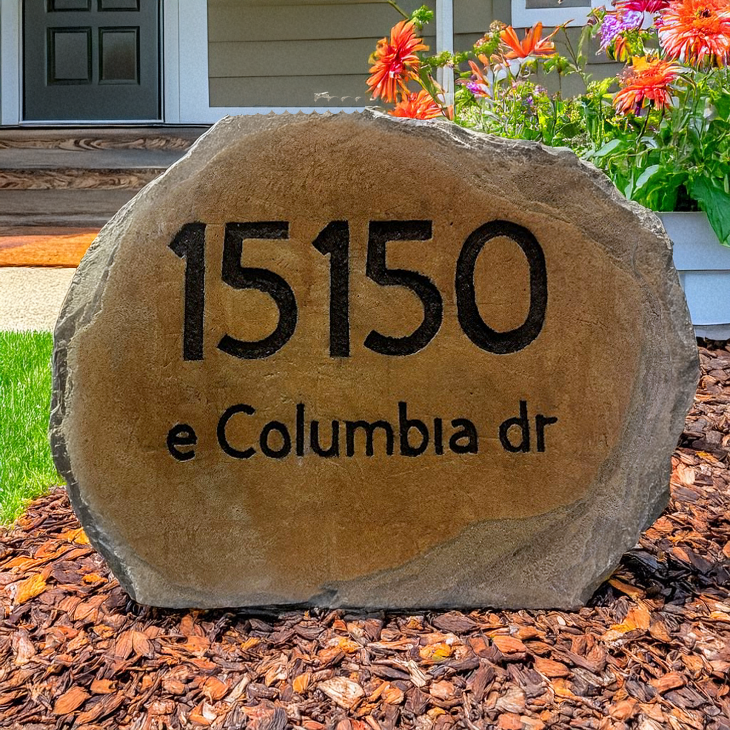 Custom Address Stone