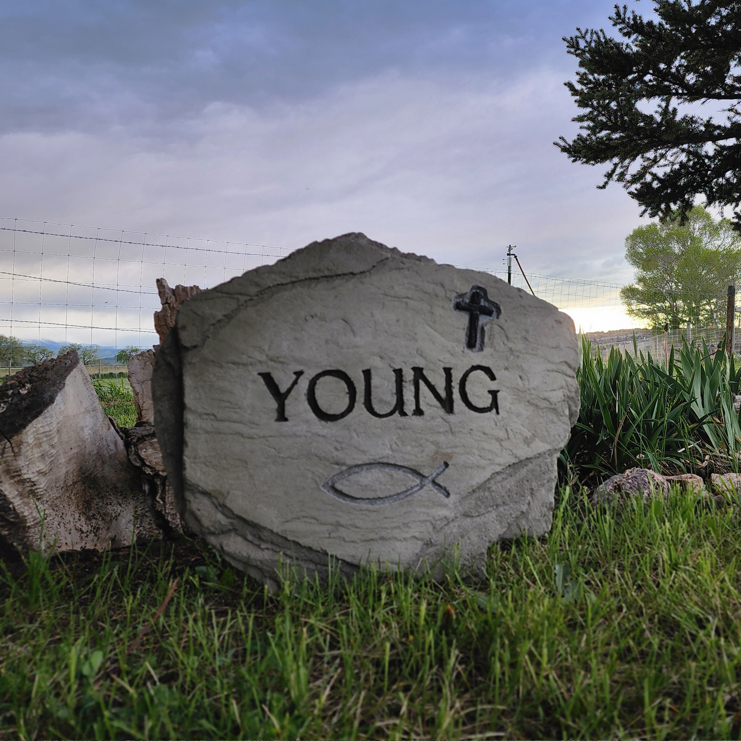 Family Name Religious Stone