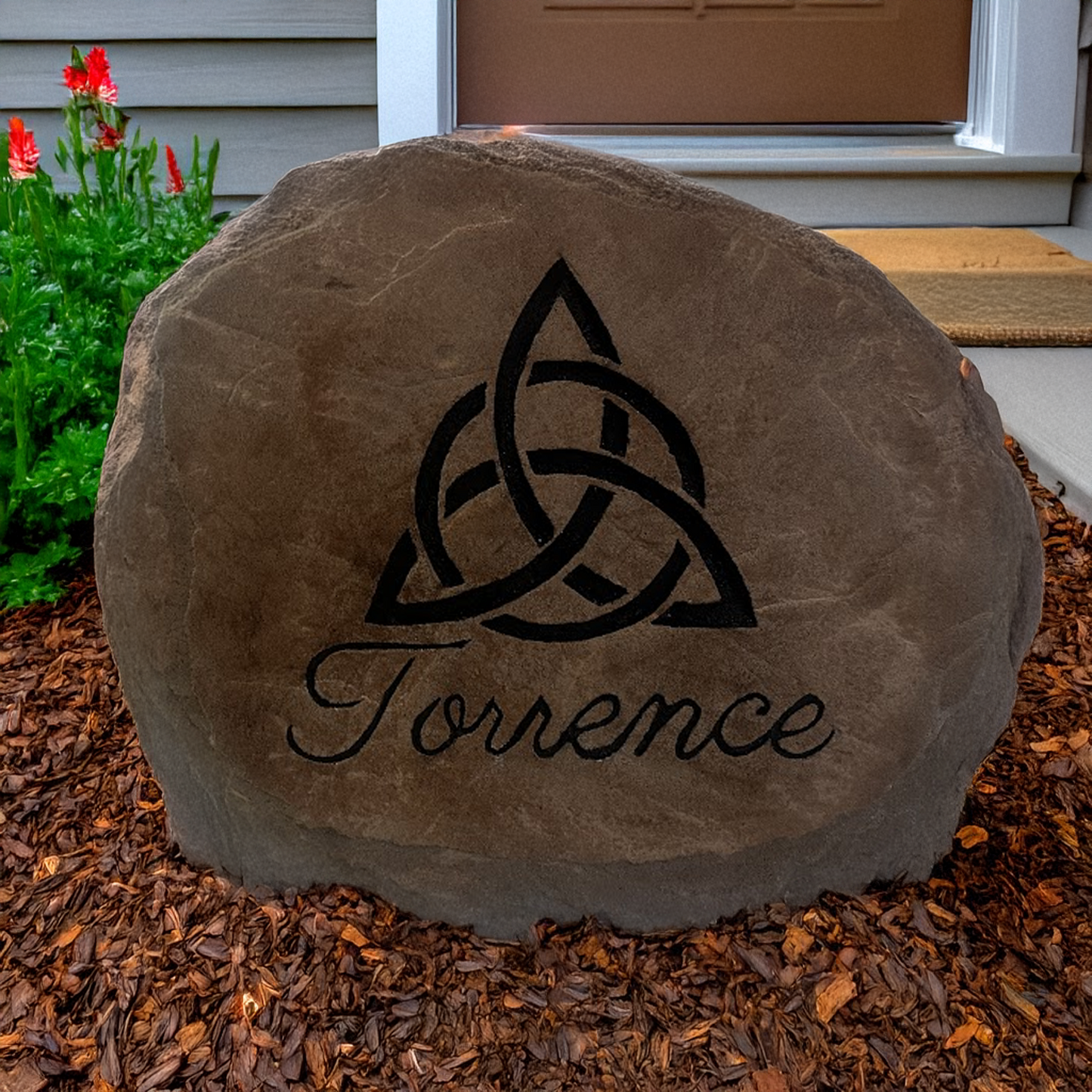 Family Name Trinity Knot Stone